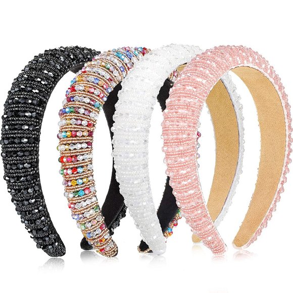 Headband Crystal Rhinestone4/pack NEW main image 4